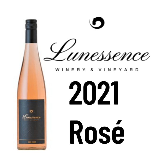 Bottle of 2021 Lunessence Winery and Vineyard 2021 Rosé