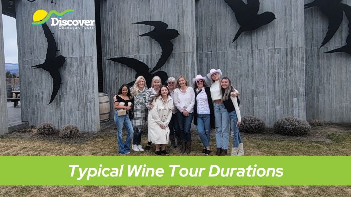 Typical duration of wine tours