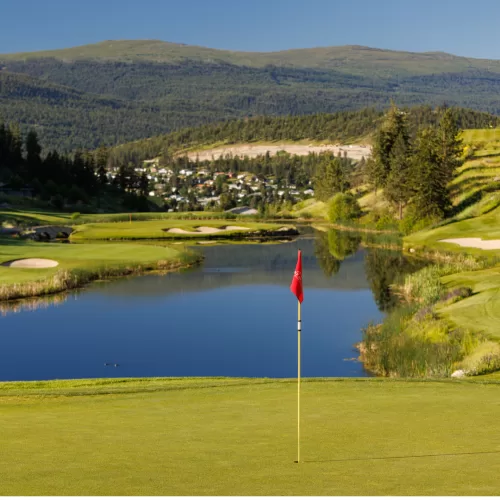 View from the 8th Green at Black Mountin Golf Club