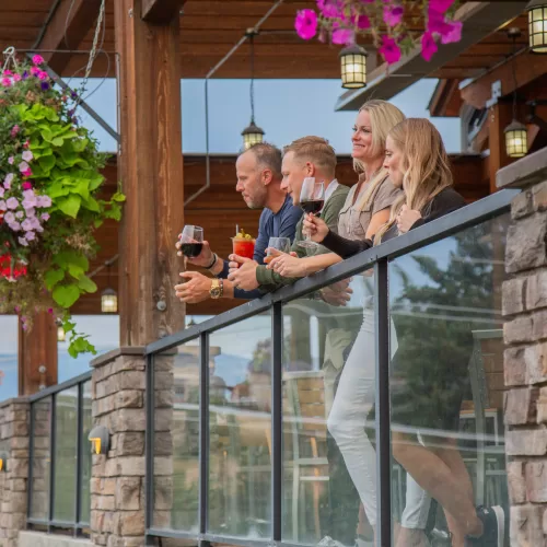 Patio Views from the Grill at Black Mountain Golf Course